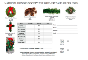 Last Day for NHS Greenery Orders